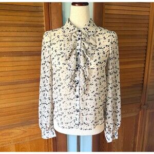 Ank Rouge J-fashion Lolita EGL Kawaii Jirai Hime Off-White Black Kitty Cat Top S